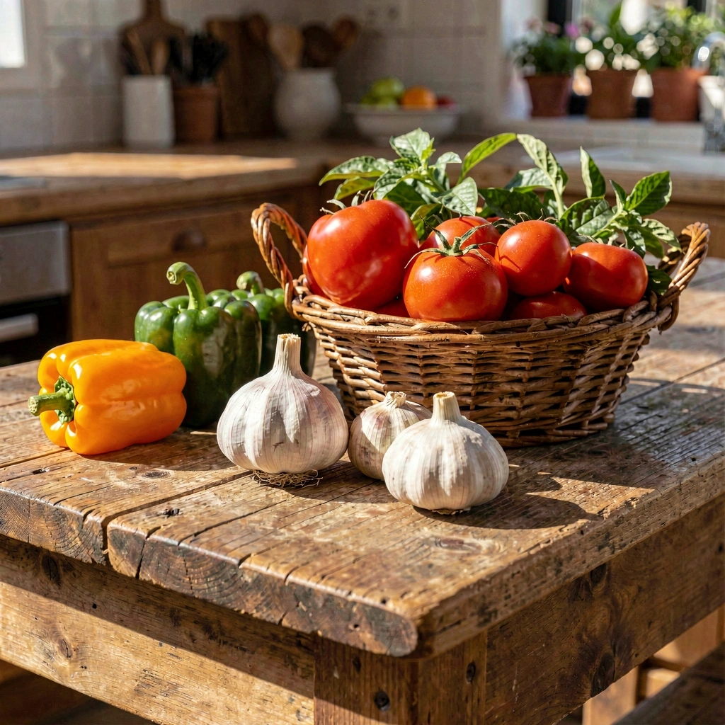 Vegetais frescos no mercado