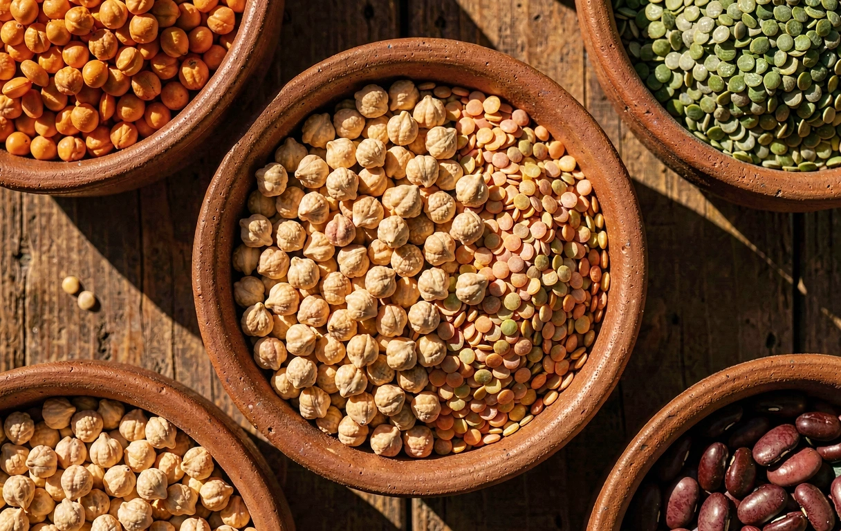 Leguminosas na dieta mediterrânica