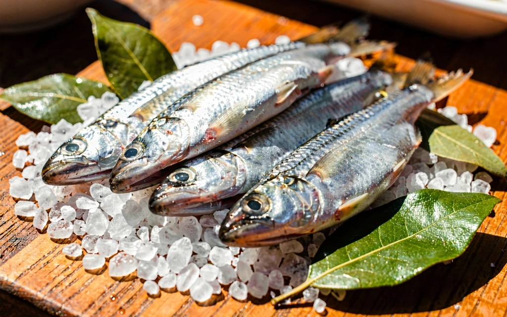 Sardinhas frescas do Atlântico