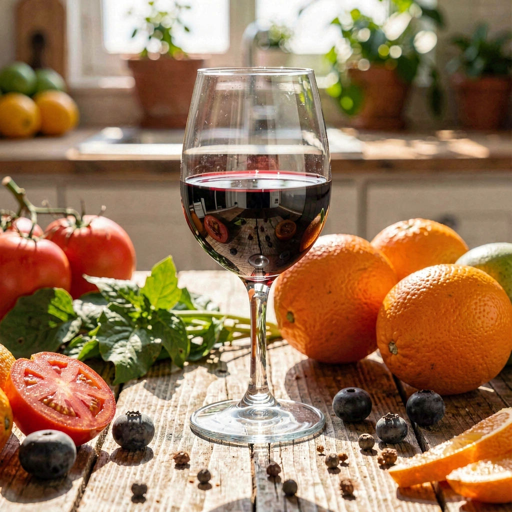 Vinho tinto moderado