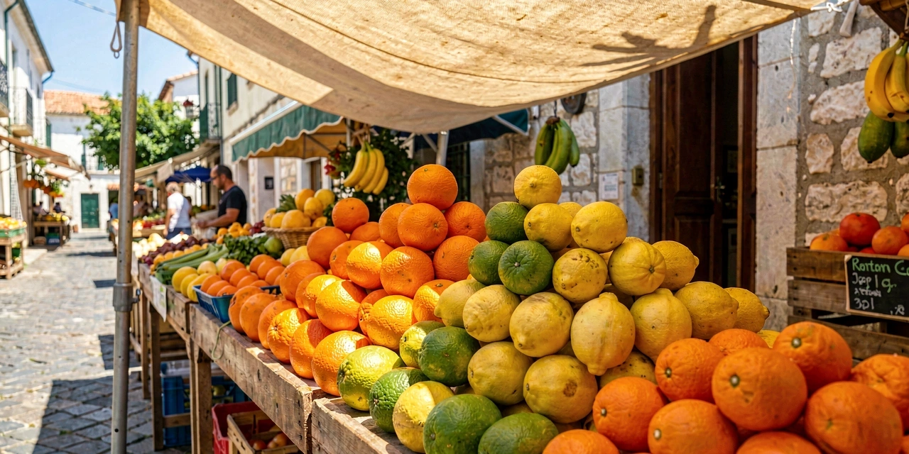 Mercado de citrinos em Portugal
